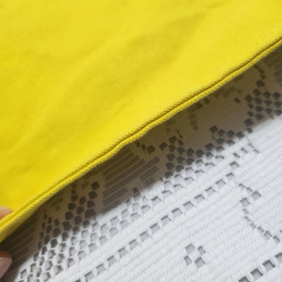 Hermes Clutch bag Flat Makeup Pouch Cosmetics Pouch Pouch yellow - Picture 12 of 14